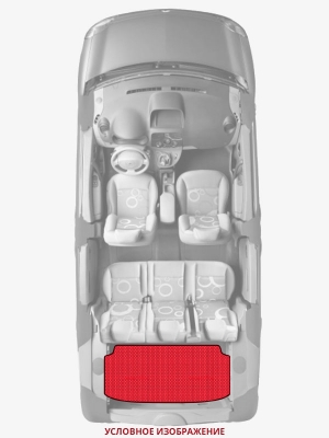 ЭВА коврики «Queen Lux» багажник для Volkswagen Golf Country